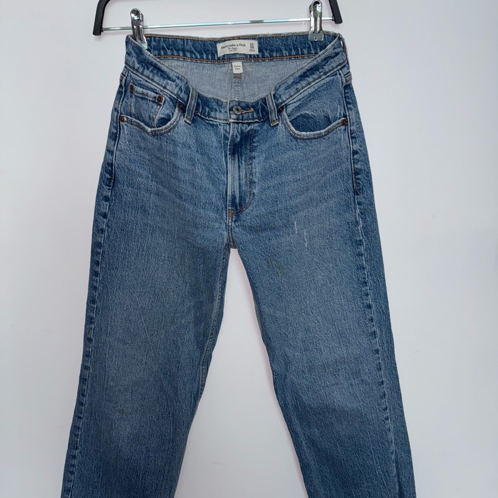 Abercrombie Blue Denim Bag Low Rise Jeans